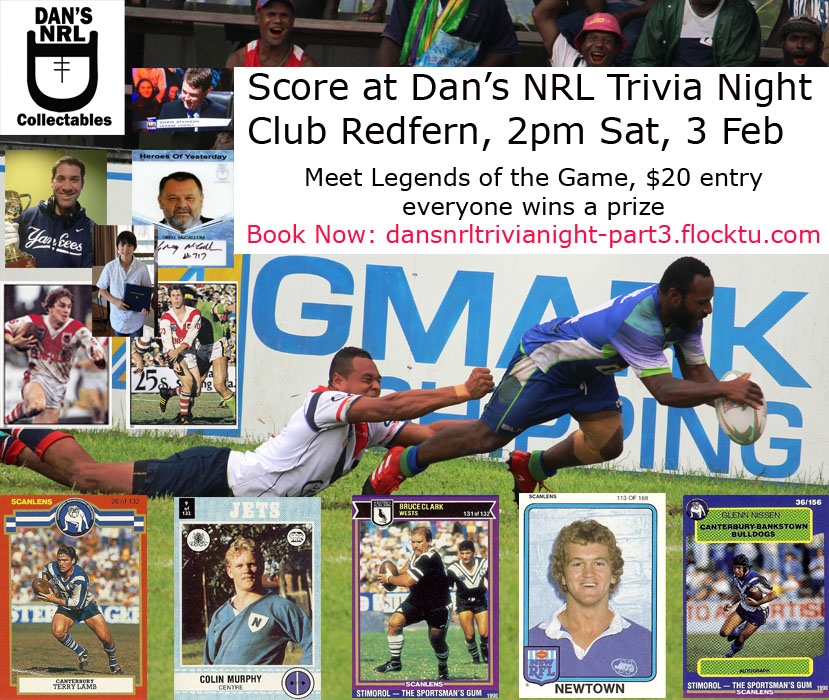 Dan's NRL Trivia Night - Part 3